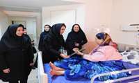 دیدار با سالمندان بستری در بیمارستان فجر ماکو به مناسبت هفته سالمند