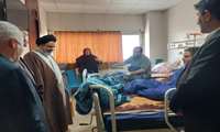دیدار مسئولین شهرستان ماکواز حادثه دیدگان امبولانس شهرستان ماکو