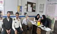 برگزاری میز خدمت  در بیمارستان فجر ماکو به مناسبت هفته سلامت