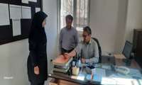 اجرای برنامه غربالگری فشار خون کارشناسان ستادی در مرکز بهداشت ماکو