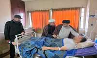 عیادت و دلجویی حجت‌الاسلام والمسلمین هاشمی امام جمعه و سرکار خانم تاجفر فرماندار شهرستان ماکو از مجروحین جنگی
