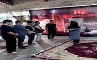 آموزش اصول بهداشتی و خودمراقبتی به زائرین مراسم پیاده روی اربعین حسینی در پایانه مرزی بازرگان شهرستان ماکو 
