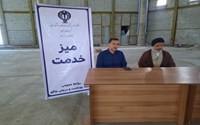 میز خدمت شبکه بهداشت و درمان ماکو در نماز جمعه